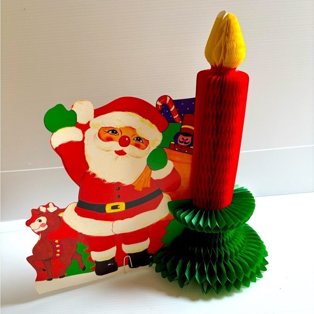 Vintage Paper Santa 1990s